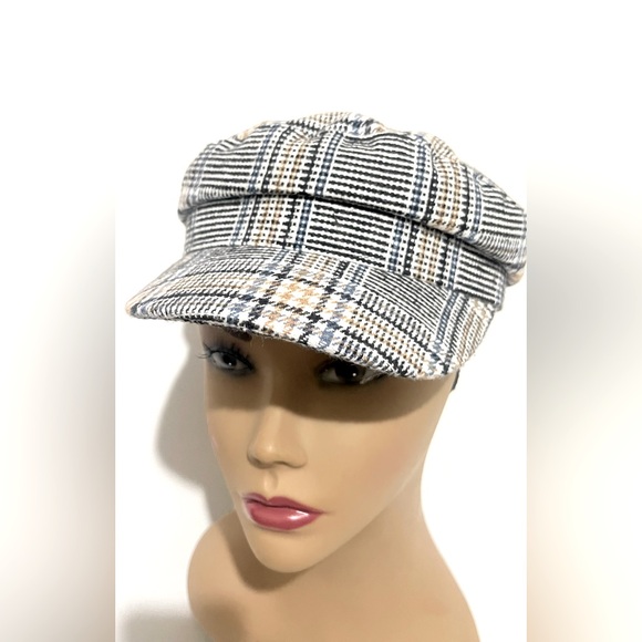 Chic Plaid Free People Cap - Picture 1 of 5